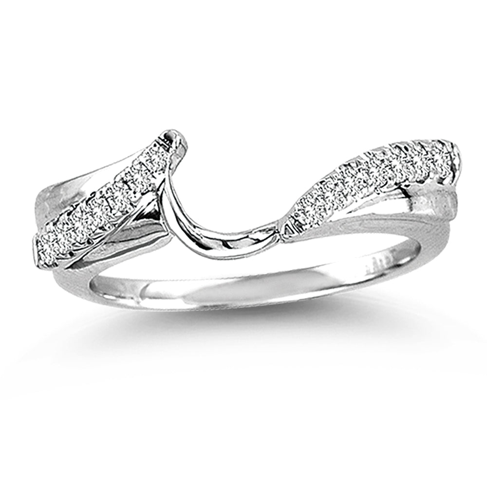 14K 0.25CT Diamond RING GUARD.