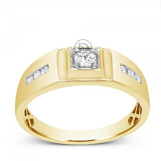 Diamond Band .26 CTW 14K Round Cut Yellow Gold Band