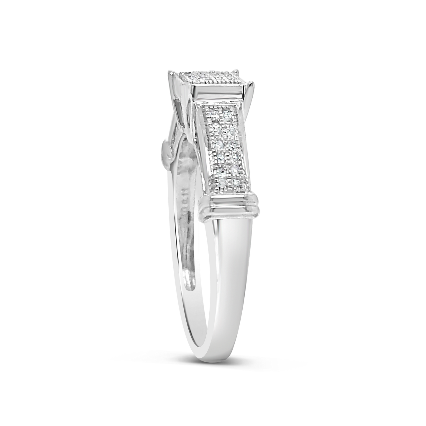 Diamond Promise Ring .12 CTW 10K White Gold