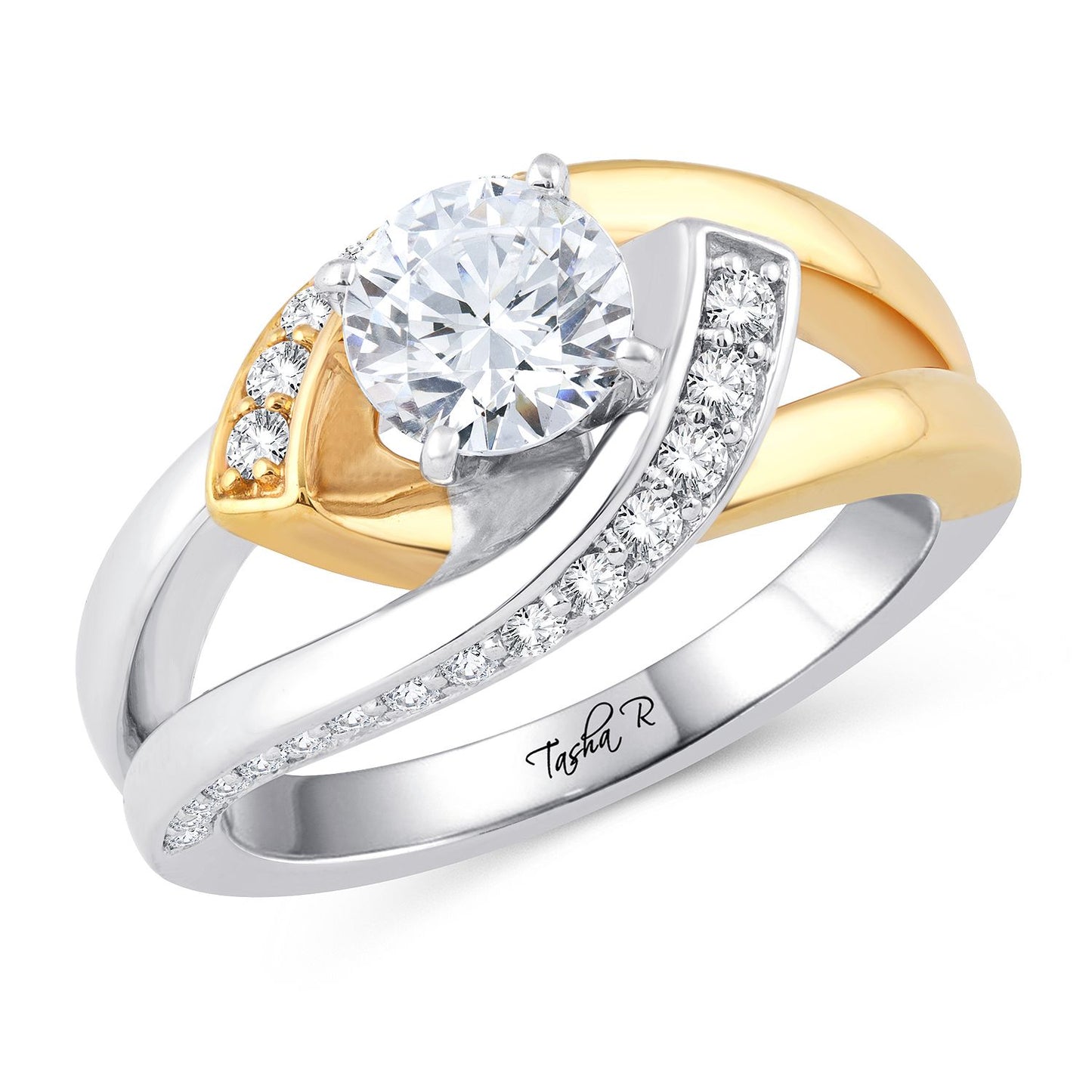 14K 0.40CT Diamond SEMI MOUNT