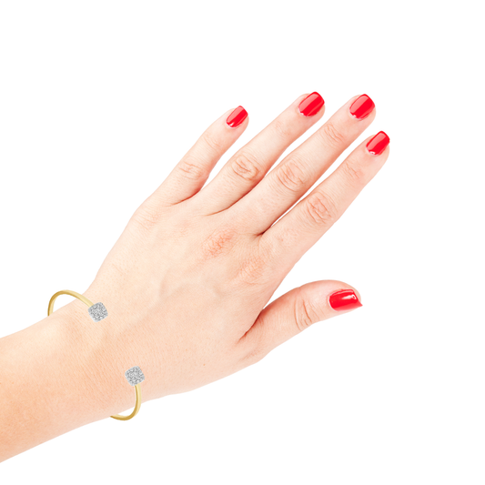 14K Yellow Gold Women's Bracelet With 0.32CT Diamonds