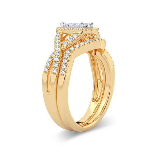 14K 0.50ct Diamond Bridal Ring