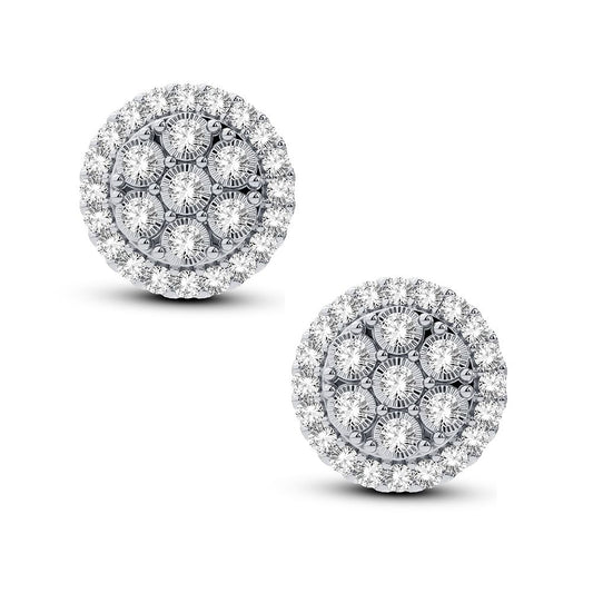 14K 1.00CT Diamond Earring