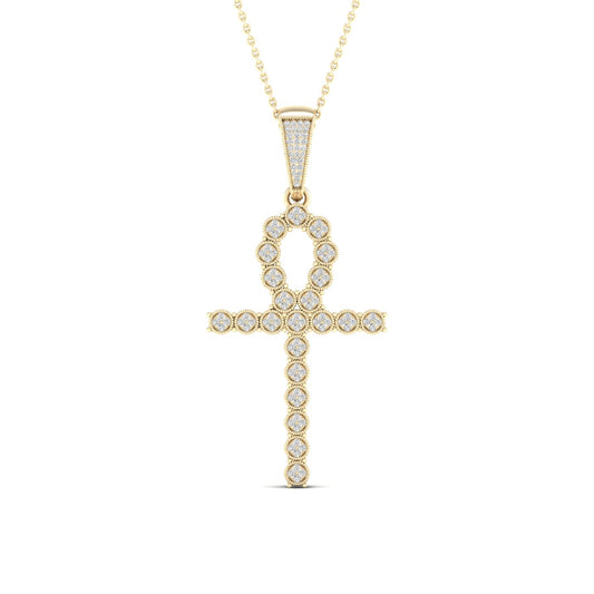 10K 0.38CT Diamond Pendant