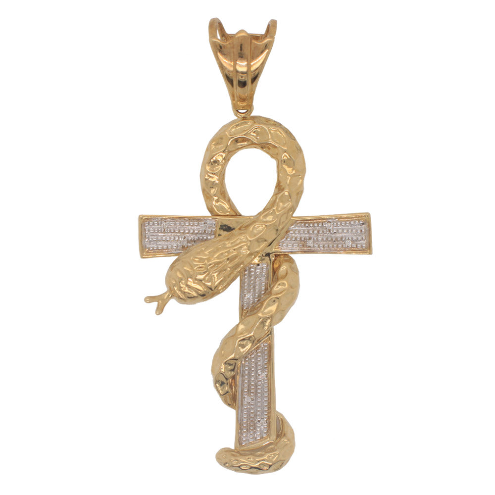 Diamond "Dexter" Pendant .83 CTW Round Cut 10K Yellow Gold