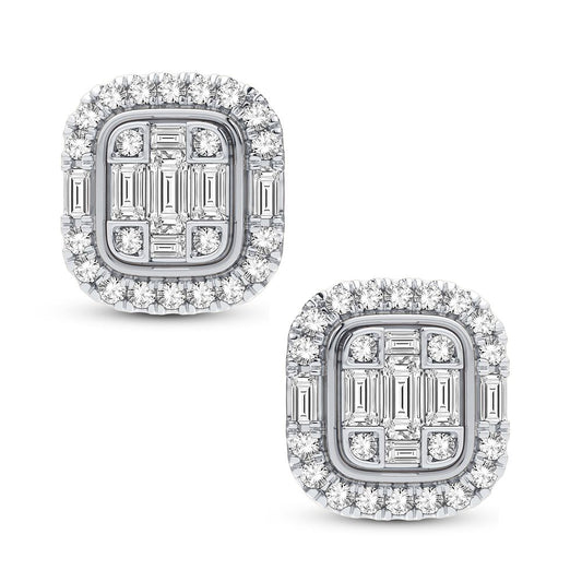 10K 0.42CT DIAMOND EARRING