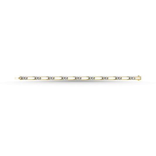 Diamond 5/8 Ct.Tw. Fashion Bracelet in 10K Yellow Gold
