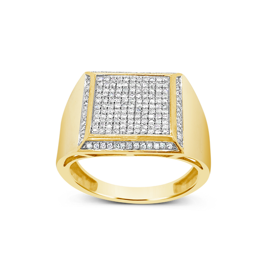 Diamond Ring .50 CTW Round Cut 10K Yellow Gold