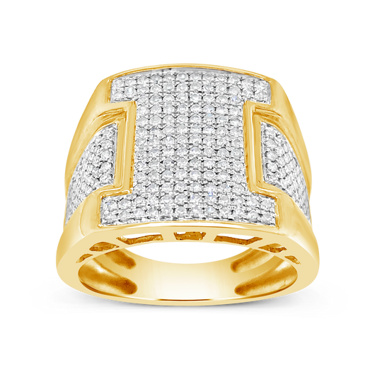 Diamond Ring 1 CTW Round Cut 10K Yellow Gold