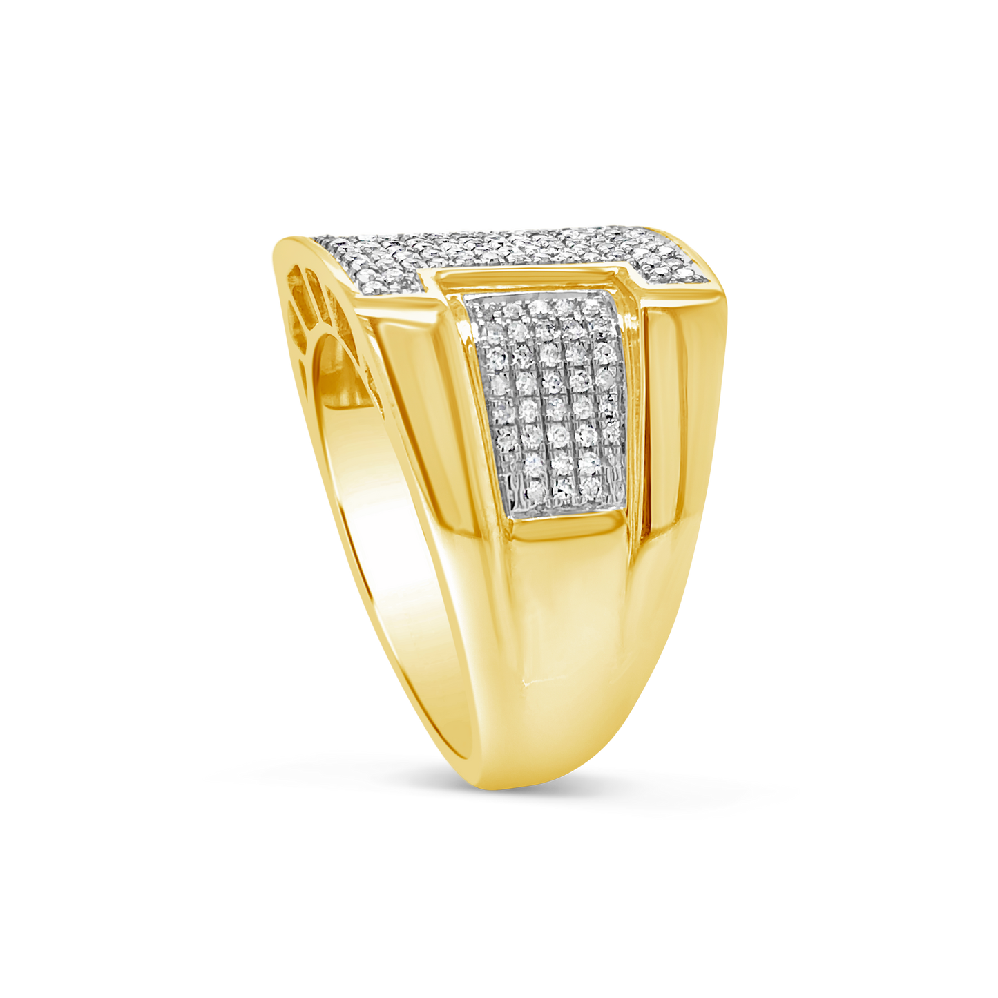Diamond Ring 1 CTW Round Cut 10K Yellow Gold