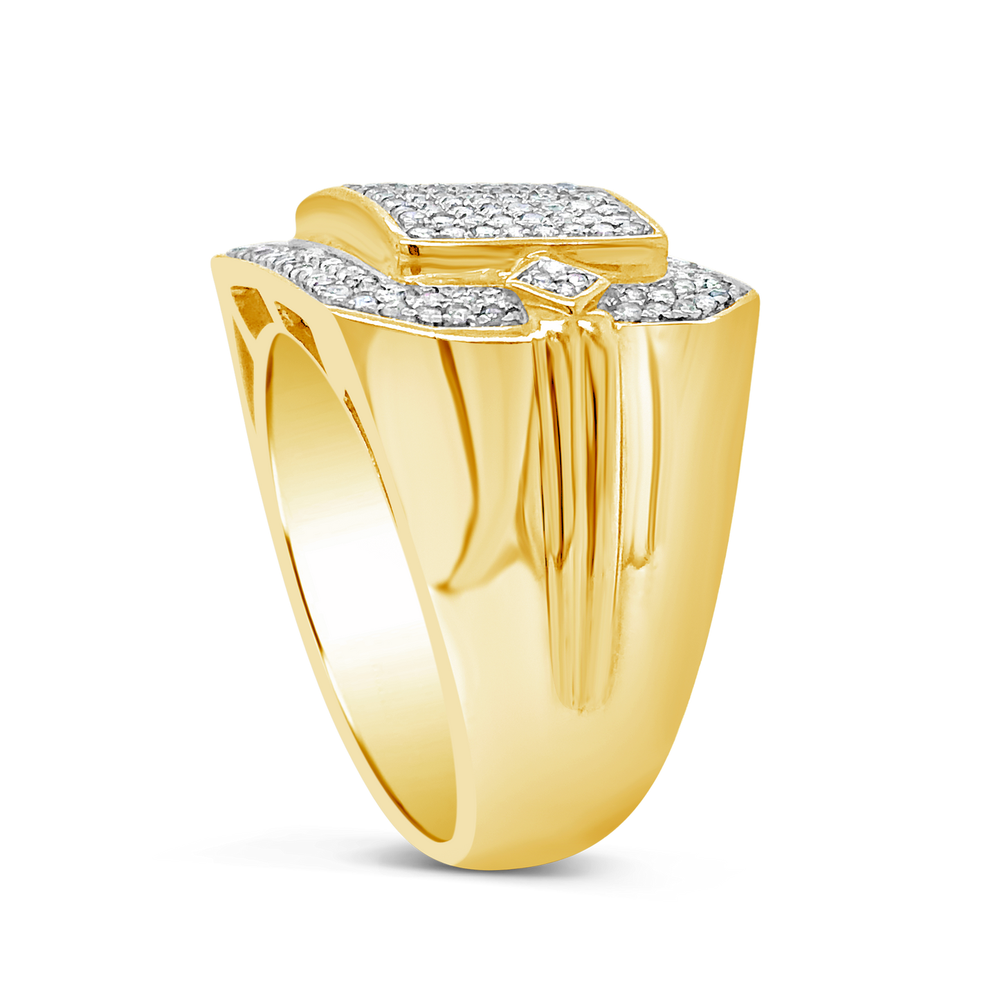 Diamond Ring 1 CTW Round Cut 10K Yellow Gold
