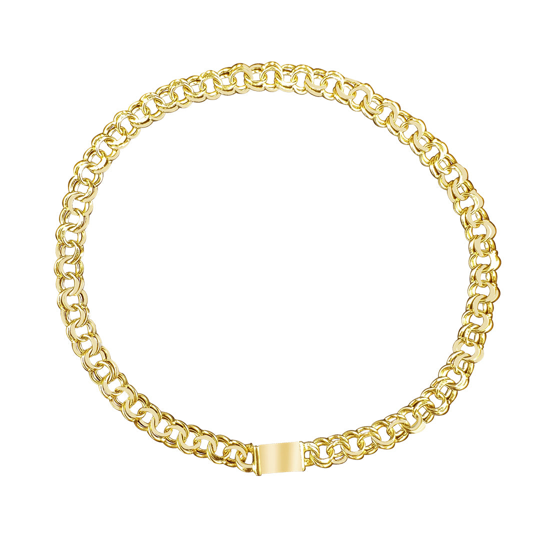 10K Yellow Gold Chino Link Bracelet