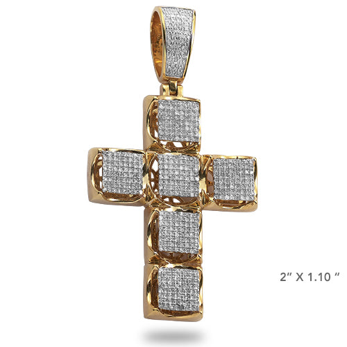 10KY 1.00CTW MICROPAVE DIAMOND 4-PRONG SQUARE