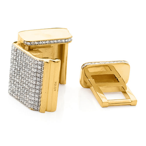 10KY 2.00CTW DIAMOND LOCK FOR MIAMI CUBAN - 18MM