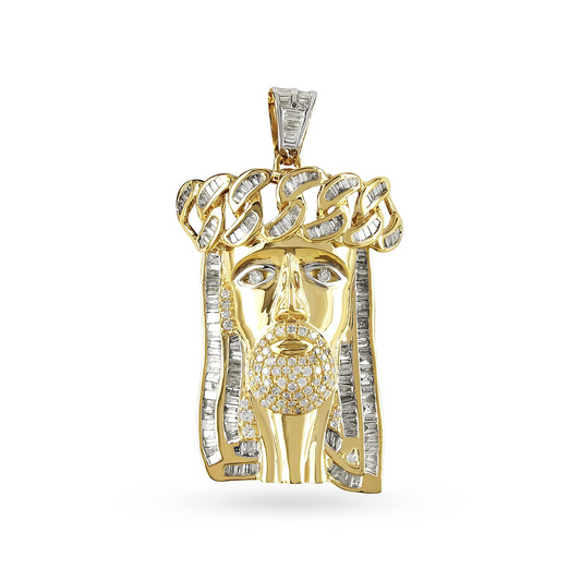 DIAMOND PENDANT 1.99CT 10K YELLOW GOLD