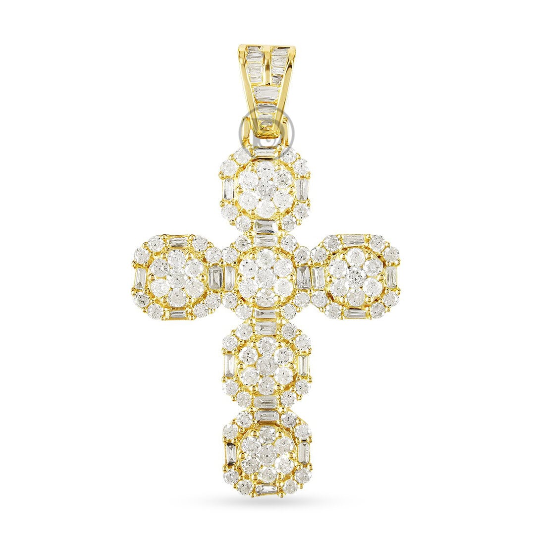 DIAMOND PENDANT 2.35CT 10K YELLOW GOLD