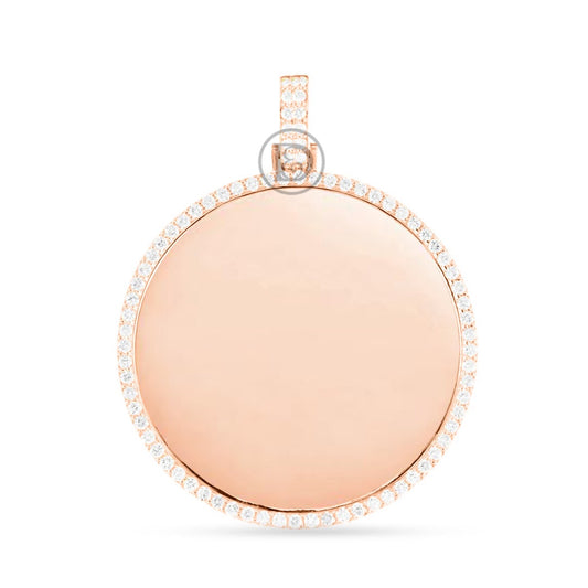 10K Yellow Gold Memory Pendant with 2.00CT Diamonds