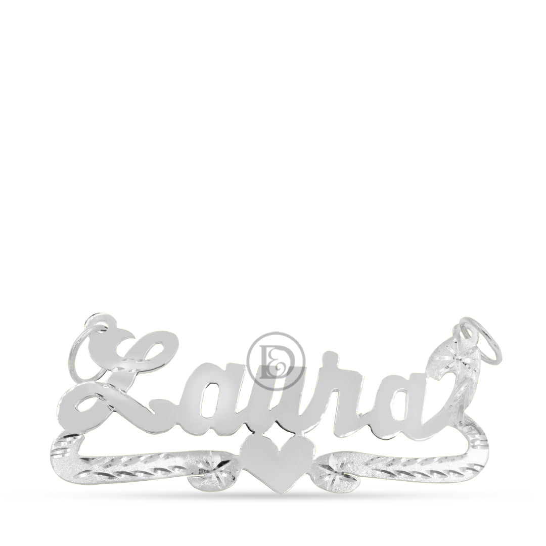 10K Yellow Gold Custom Name Plate