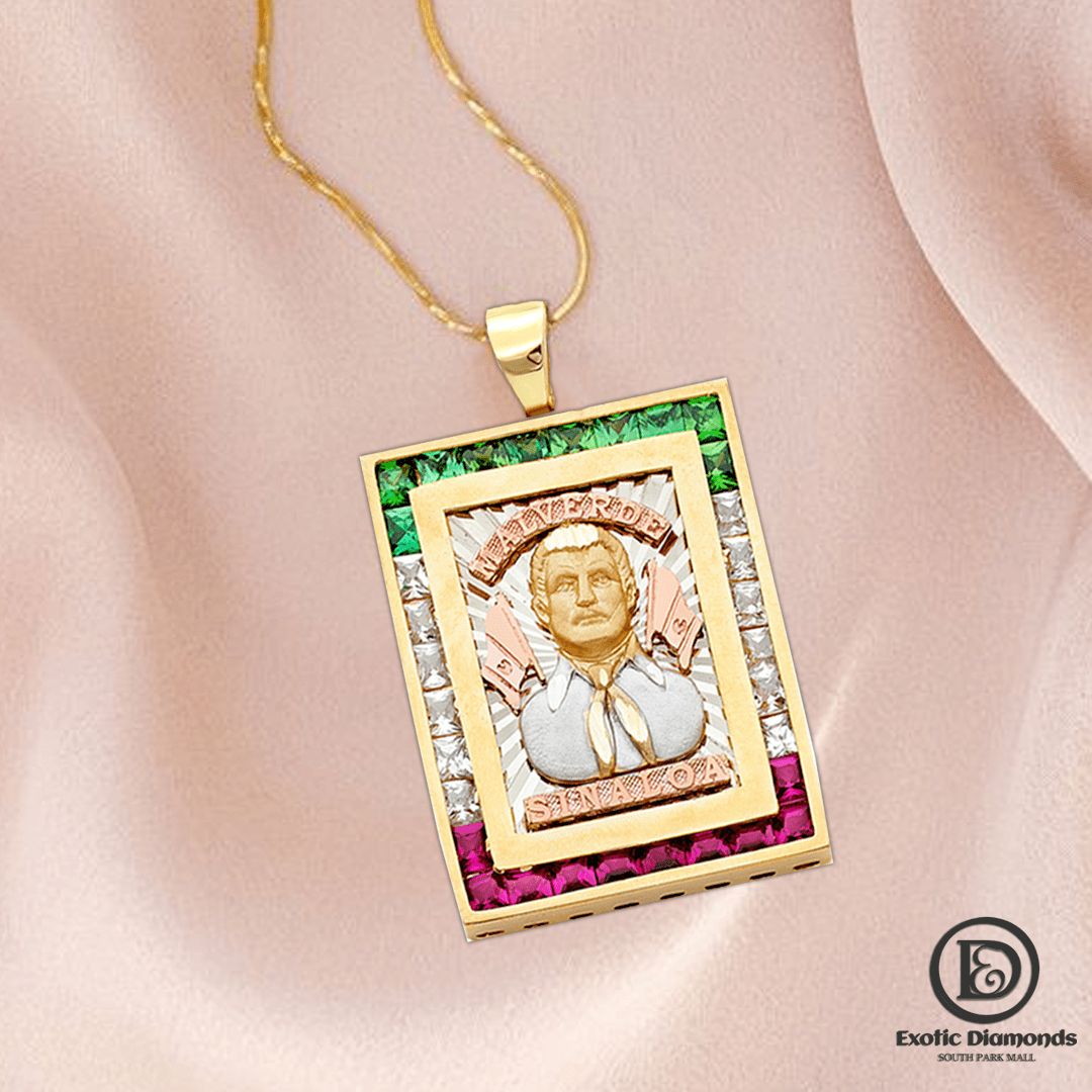 GOLD PENDANT MALVERDE 14K YELLOW GOLD