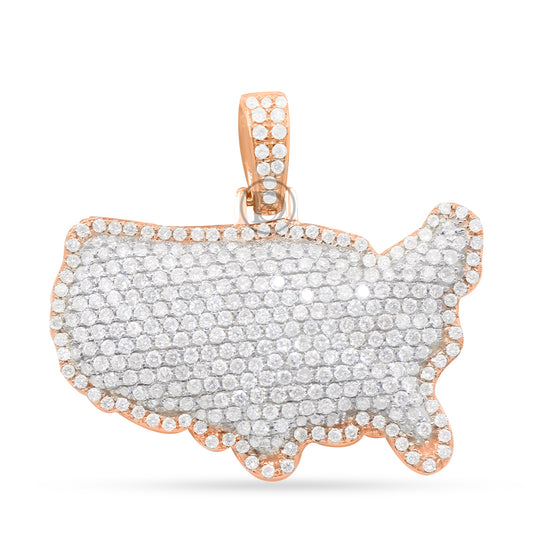 DIAMOND PENDANT 1.50 CT 10K YELLOW GOLD