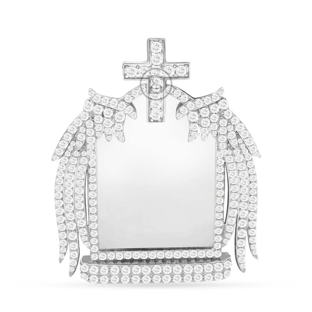 10K Yellow Gold Memory Pendant with 4.35CT Diamonds