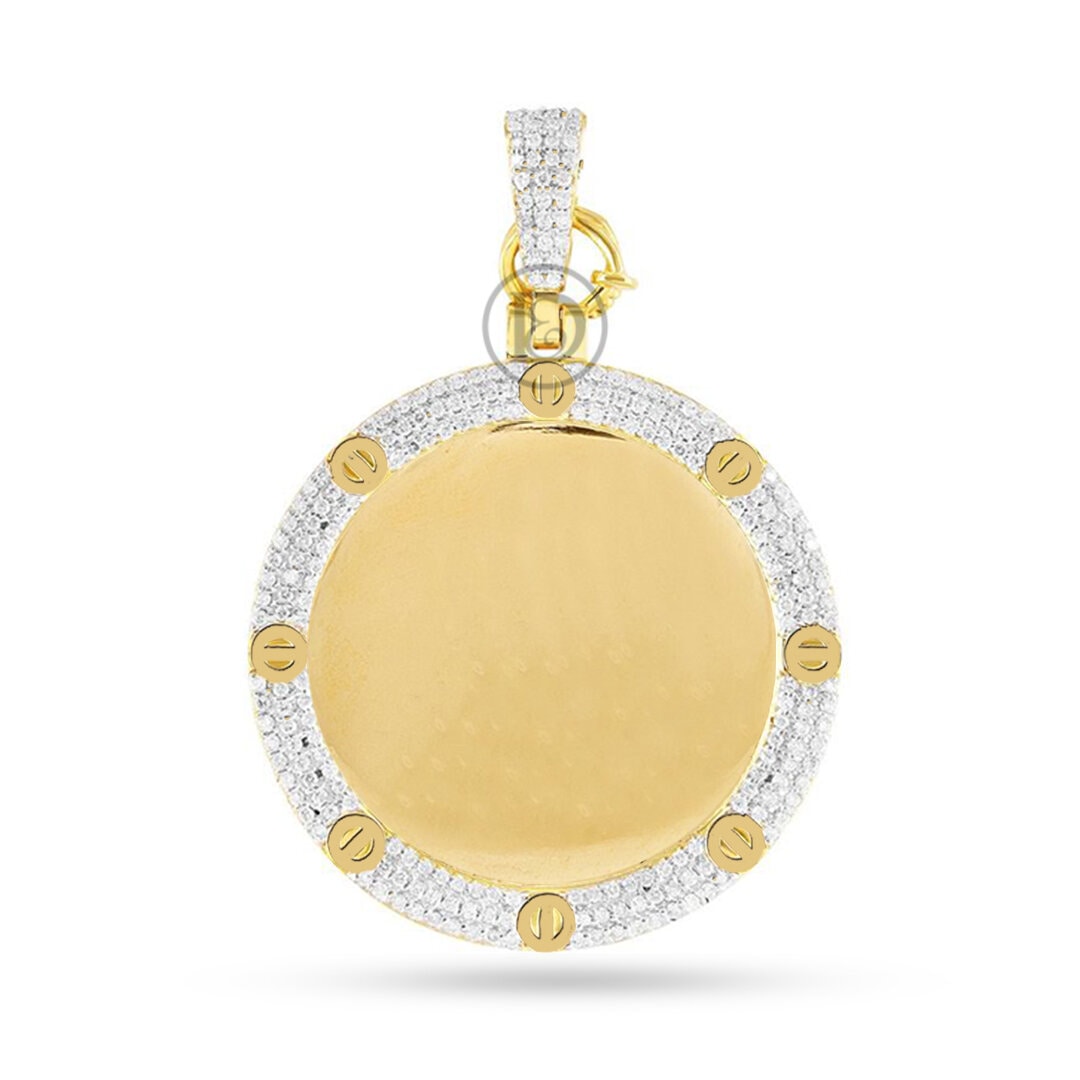 DIAMOND PENDANT 1.15 CT 10 K YELLOW GOLD