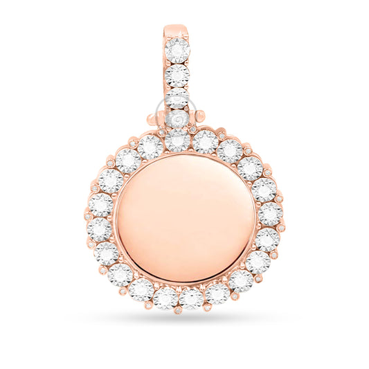 10K Yellow Gold Memory Pendant with 0.21CT Diamonds