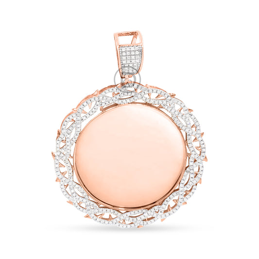 10K Yellow Gold Memory Pendant with 0.71CT Diamonds