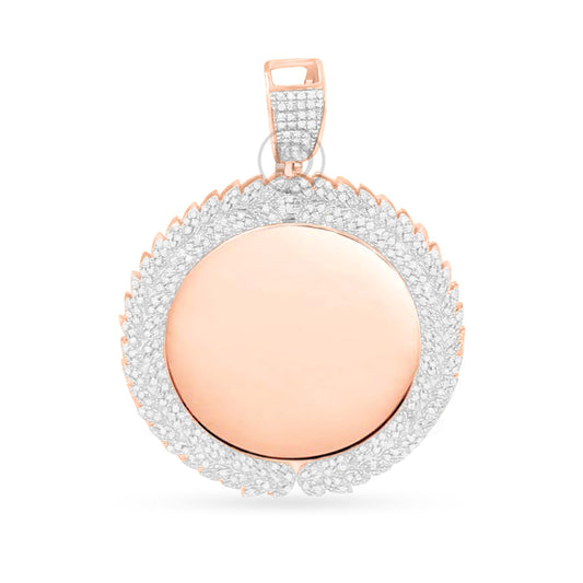 10K Yellow Gold Memory Pendant with 0.82CT Diamonds