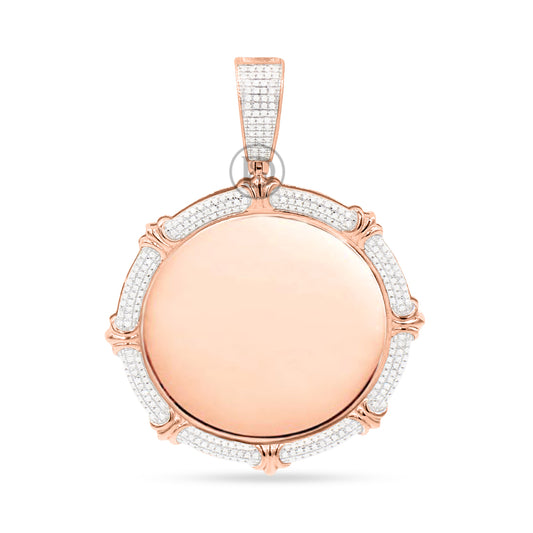 10K Yellow Gold Memory Pendant with 0.66CT Diamonds