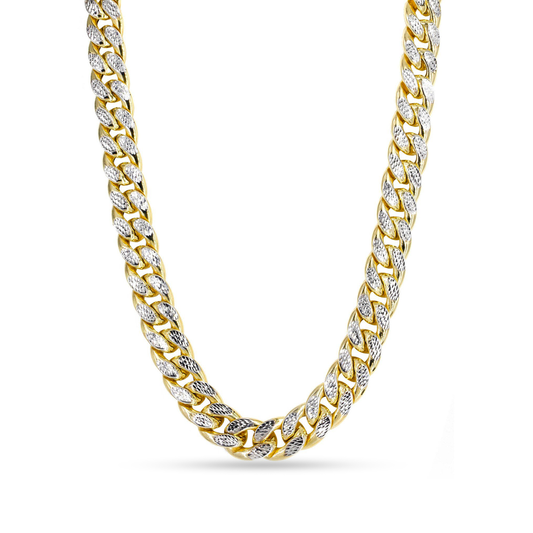 10k Yellow Gold Custom Chain
