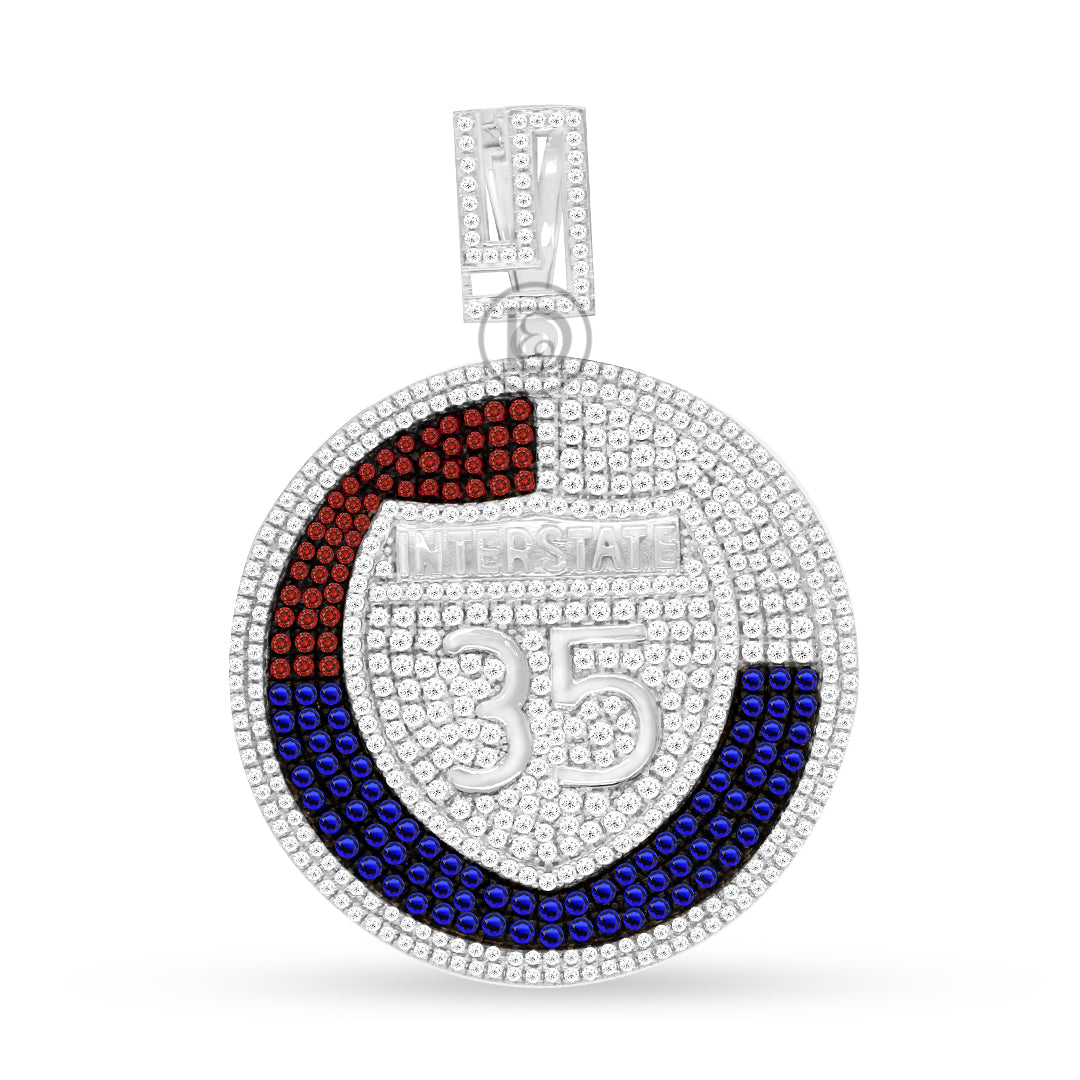 10K Yellow Gold Custom Pendant With 3.16CT Diamonds