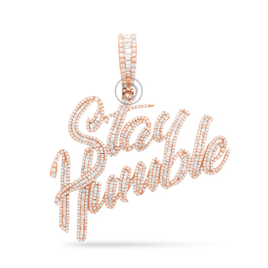 10K Yellow Gold Custom Pendant With 4.71CT Diamonds