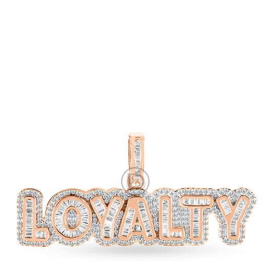 10K Yellow Gold Loyalty Pendant With 1.75CT Diamonds
