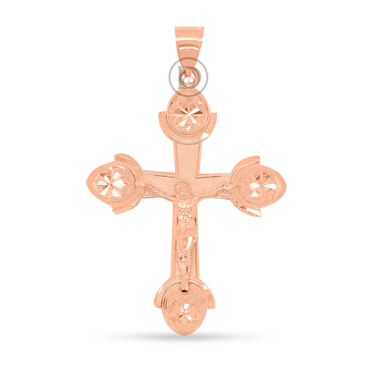10k yellow gold cross pendant