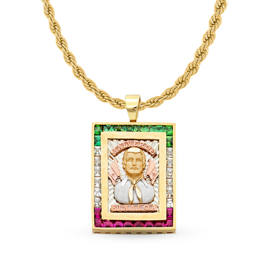 GOLD PENDANT MALVERDE 14K YELLOW GOLD