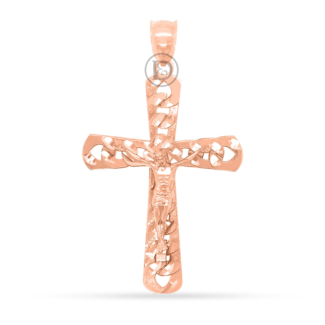 10k yellow gold cross pendant