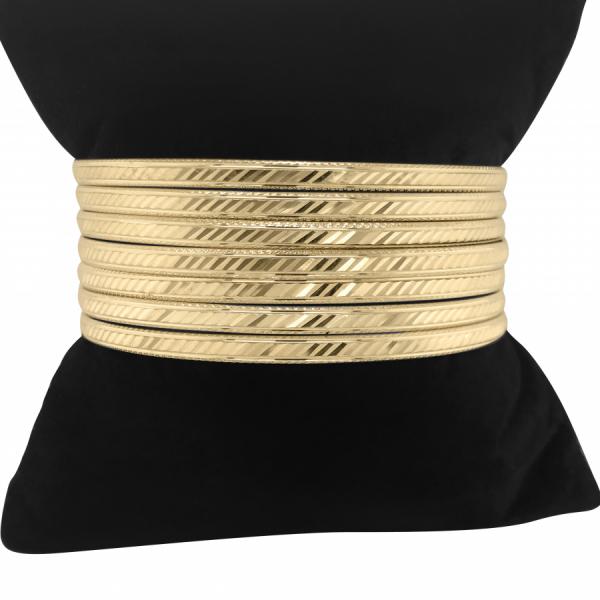 7 10K Gold Bangles