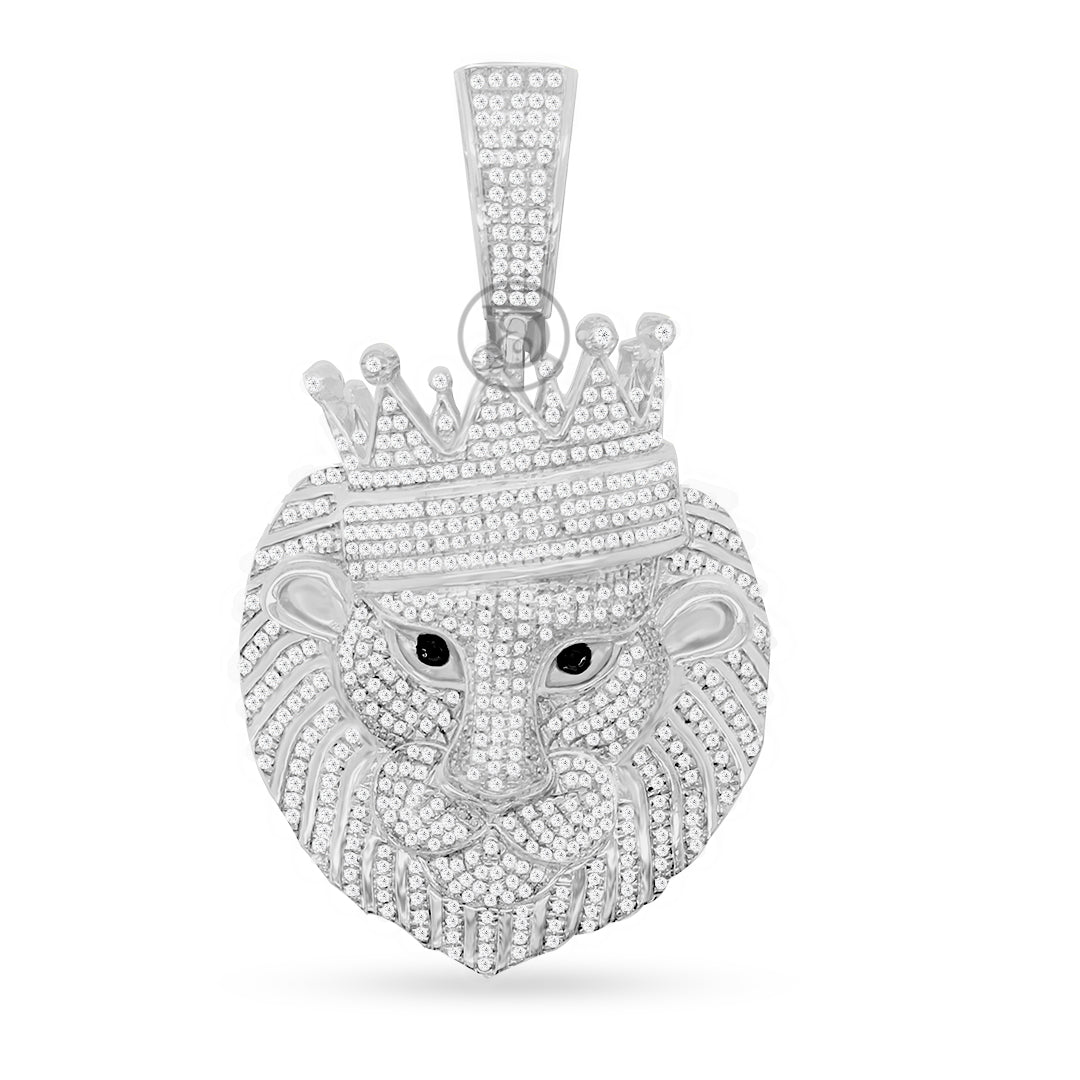 10K yellow gold custom pendant with 0.95 ct diamonds