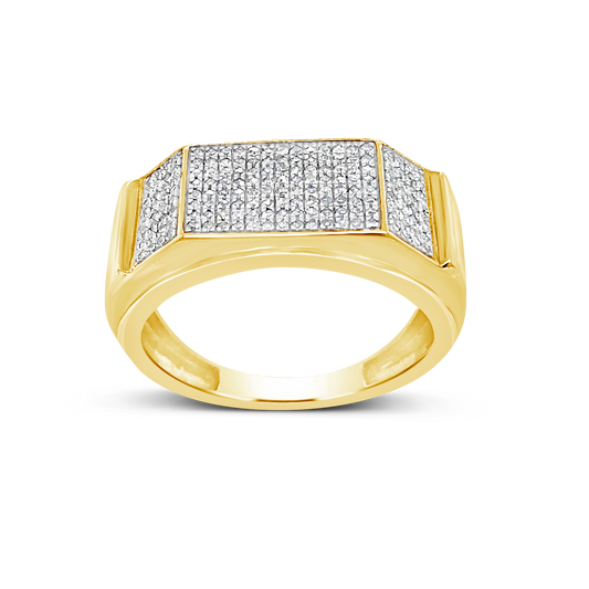 Diamond Ring .40 CTW Round Cut 10K Yellow Gold