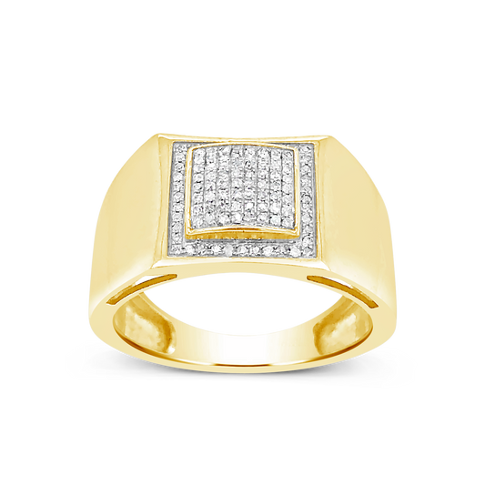 Diamond Ring .23 CTW Round Cut 10K Yellow Gold