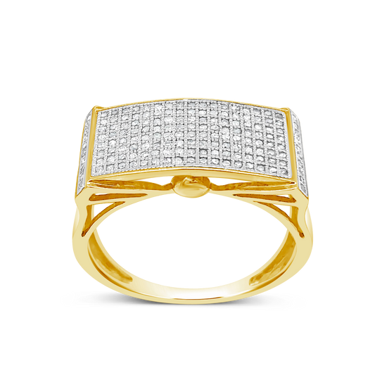 Diamond Ring .48 CTW Round Cut 10K Yellow Gold