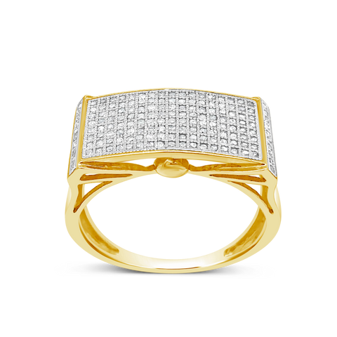 Diamond Ring .48 CTW Round Cut 10K Yellow Gold