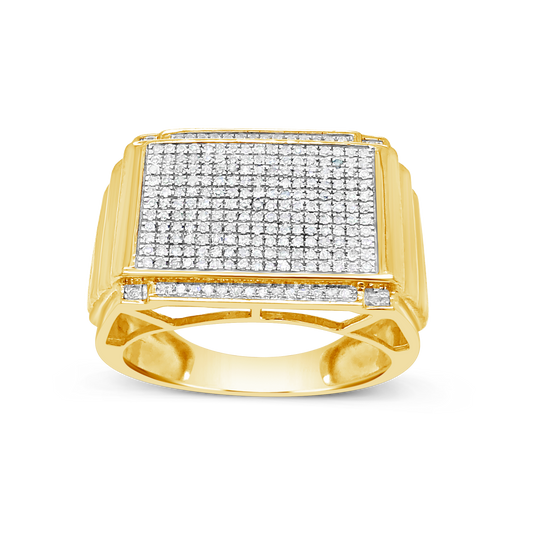 Diamond Ring .47 CTW Round Cut 10K Yellow Gold