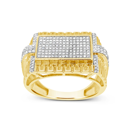 Diamond Ring .55 CTW Round Cut 10K Yellow Gold