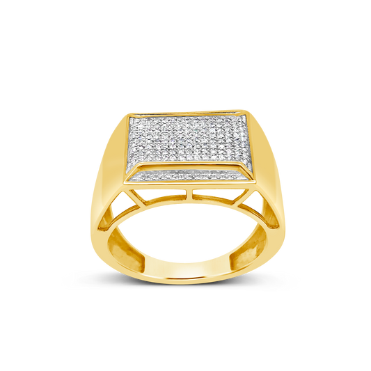 Diamond Ring .31 CTW Round Cut 10K Yellow Gold