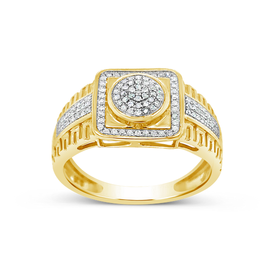 Diamond Ring .25 CTW Round Cut 10K Yellow Gold