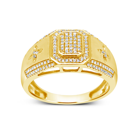 Diamond Ring .25 CTW Round Cut 10K Yellow Gold