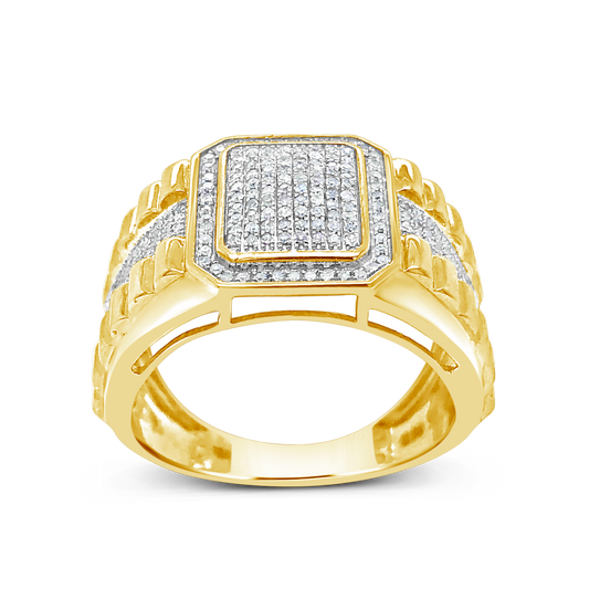 Diamond Ring .50 CTW Round Cut 10K Yellow Gold