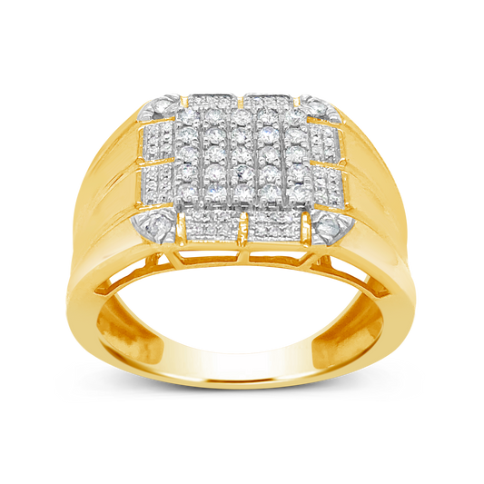 Diamond Ring .50 CTW Round Cut 10K Yellow Gold